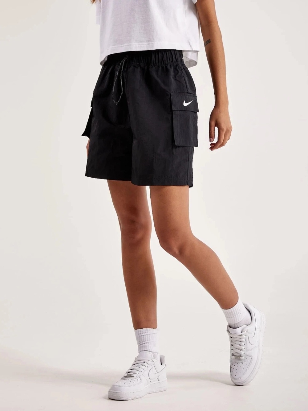NWT Nike Sportswear Essential
Women's Woven High-Waisted Shorts